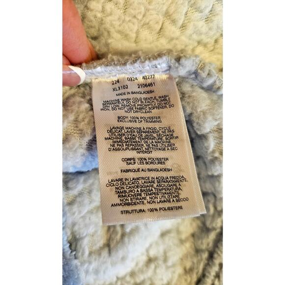 Columbia Ruby Lake Hooded Half Zip Fleece Light Blue Womens Sz M, Pockets - Picture 4 of 13